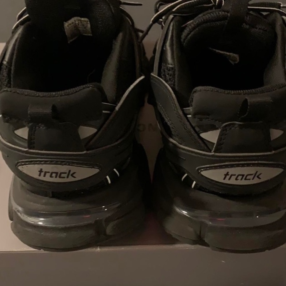 Balenciaga Black Sneakers Rugged Sole Mesh Design - Picture 3 of 4